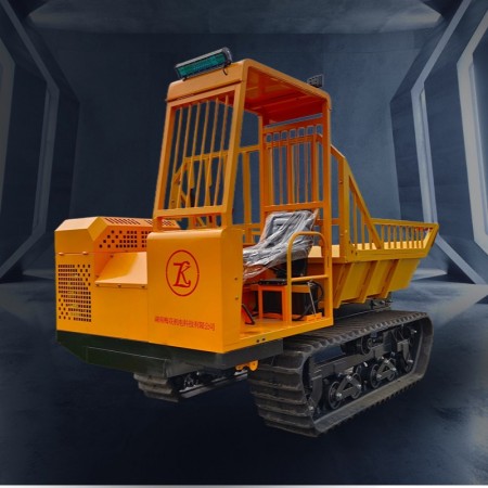 Merkea 3500 kg-ko diesela kargatzen duen Mini Dumper Kamioia